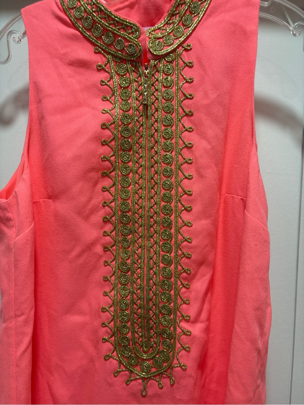 Lilly Pulitzer Jane Shift Dress In Coral Size 8 - Picture 3 of 5